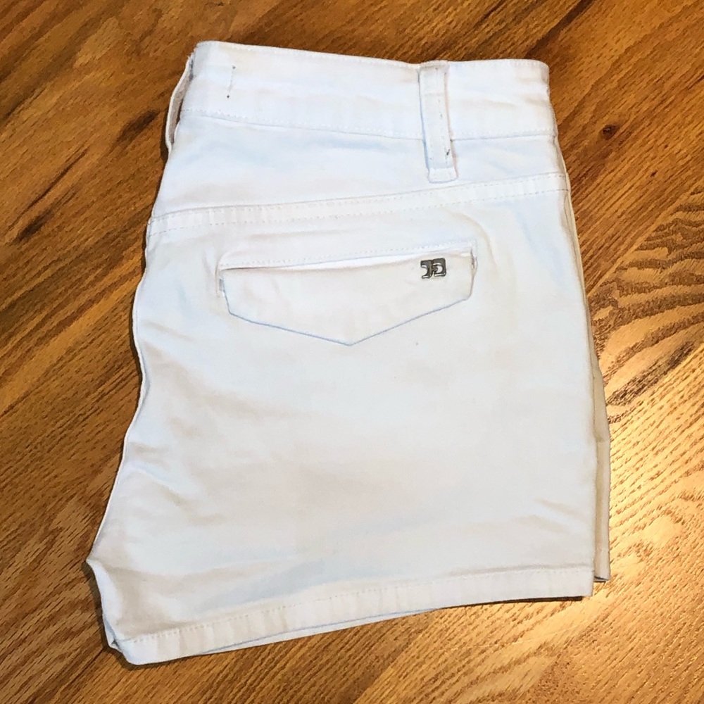 Joe’s Jeans White Flap-Pocket Shorts